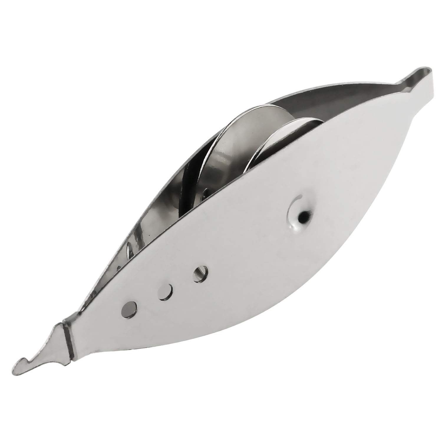 E-outstanding Metal Shuttle 2PCS Silver Metal Needle Tattings