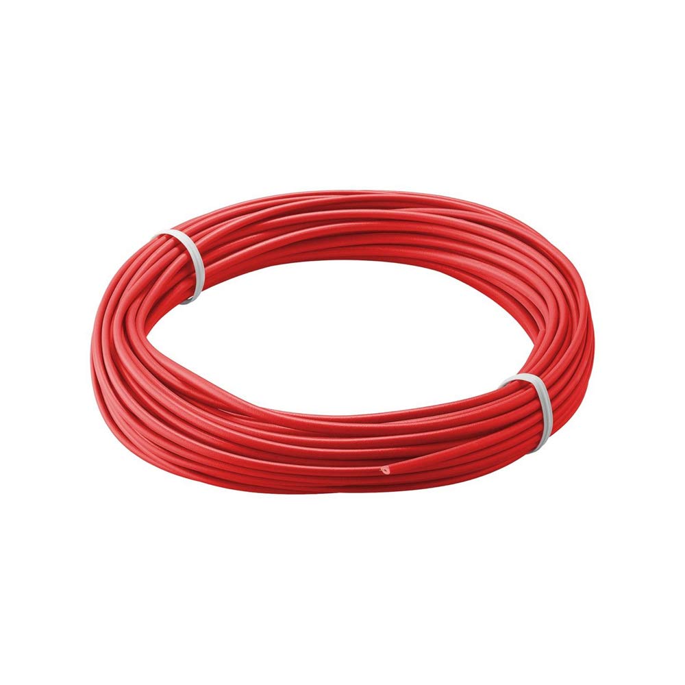 goobay 55044 18mm x 0.1mm Copper Stranded Wire 1 Core Multiwire Red 10m Cable Length
