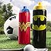 Zak Designs DC Comics 24 oz. BPA Free Reusable Water Bottle, Batman