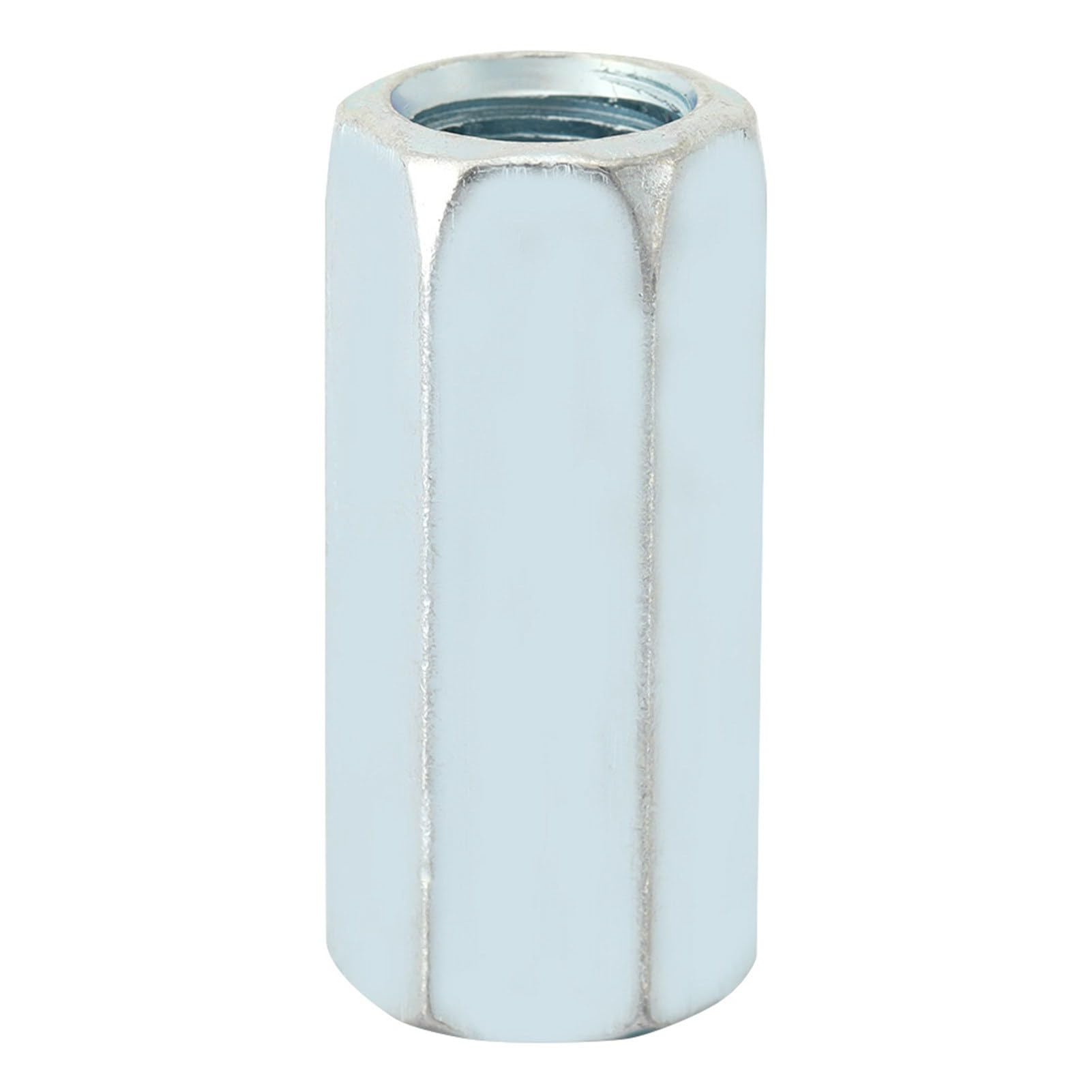 5pcs M12*40 Threaded Fasteners Long Rod Nut Hex Coupling Nuts Hexagonal Sleeve Nut Standoff (17mm) for Home Communication Equipment, Ship Assembly Industry