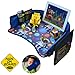 Autozon Kids Travel Tray for Boys Toddler Car Seat Travel Play Tray with Reinforced Solid Surface, Sturdy Side Walls and Removal Mesh Pockets Seatbelt Pillow, Car Sticker, Autozon