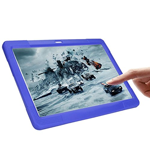 Voberry Universal Silicone Cover Case For 10 10.1 Inch Android Tablet PC (Blue) - Thumbnail 3