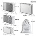 5 Set Packing Cubes - Travel Luggage Packing Organizers with Laundry Bag - Packing Cube by Isperi