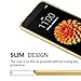 TabPow LG K7 Case, Improved Mirror Reflection, Scratch-Resistant Bling Luxury Slim TPU PC Case Cover for LG K7 - Gold