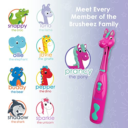 Brusheez® Kids’ Electric Toothbrush Set Safe & Effective for Ages 3