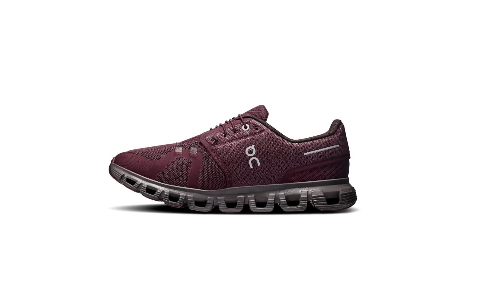 On Mens Cloud 6 Mulberry/Pebble 9 M Image