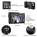 Digital Camera with WiFi 24.0 MP Vlogging Camera 2.7K Ultra HD 3.0 Inch Camera with Flip Screen Retractable Flashlight