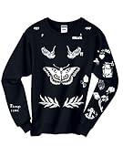 Allntrends Harry Style Sweatshirt White Tattoo One Direction Shirt