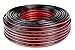 Audiopipe 20 Gauge Speaker Zip Wire (100 Feet) – Primary Bonded Red & Black Speaker Cables - Durable Stranded Speakers Wire for Car Audio, Automotive, Home Theatre and Trailer Harness Wiring