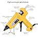 Hot Glue Gun , CCbetter 100W Hot Melt Glue Gun Adjustable High Temperature Melt Adhesive Glue Gun with 10 pcs Glue Sticks for DIY, Craft, Sealing, Repairs, Light and Heavy Duty, Yellow