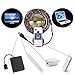 Leimaq USB Battery Powered RGB LED Light Strip with RF Wireless Remote Control, Waterproof Flexible LED Rope Lights SMD 5050 LED Ribbon TV Backlight Background Bias Lighting Accent Light (6.56ft)
