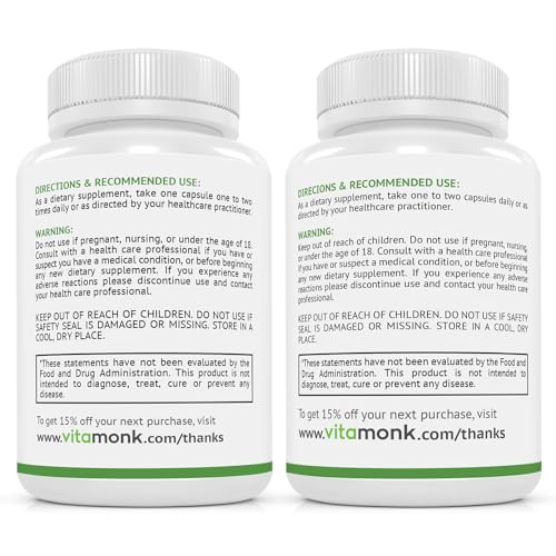VitaMonk Alpha GPC and Uridine Stack - Mr Happy Stack - Uridine Monophosphate with No Artificial Fillers - Bioavailable Choline Supplements Promote Cognition, Focus, Mental Clarity