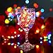 YIHONG 2 Set String Lights 8 Modes Fairy Lights 50 LED 16.4FT Fairy String Lights Battery Operated Firefly Light with Remote for Garden Halloween Thanksgiving Christmas New Year Decoration(Multicolor)