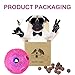 Amuda Pet IQ Interactive Treat Puzzle Food Dispensing Ball, Non Toxic, Bouncy Dog Tooth Cleaning Chewing Training Toys Balls