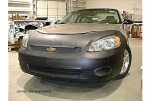 LIBRA Lebra 2 Piece Front End Cover Black - Car Mask Bra - Fits - Chevrolet,Monte Carlo,EXCLUDES SS,2006 2007