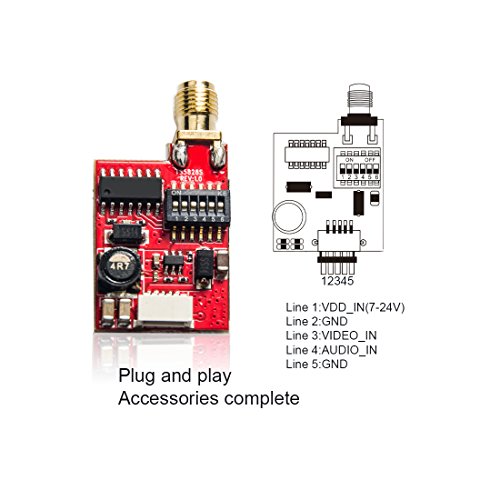 Wolfwhoop WT5828S 5.8G 600MW FPV Audio Video Transmitter for Quadcopter - Thumbnail 2
