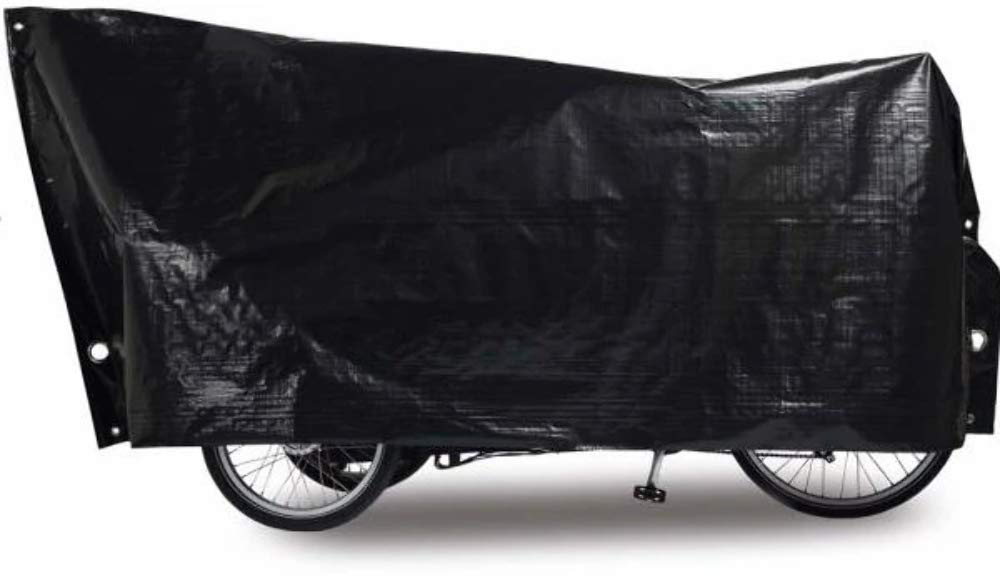 Vk International Unisex - Adult Cargo Bike Vk Bicycle Protective Cover - Black, One Size