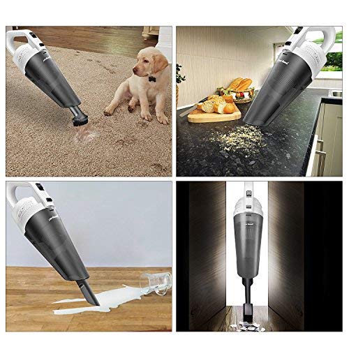 Zerhunt Cordless Handheld Vac Cleaner, Rechargable Held, Portable