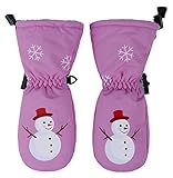 Toppers Kids Thinsulate Lined Winter Waterproof Outdoors Patterned Ski Gloves M