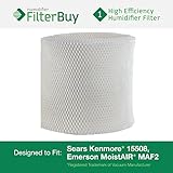 FilterBuy Replacement Humidifier Wick Filter Compatible with 15508 Sears Kenmore. Fits humidifier model numbers 17006, 15408, 29988, 154080, 29706, 299880C, 3215508 and 4215508.