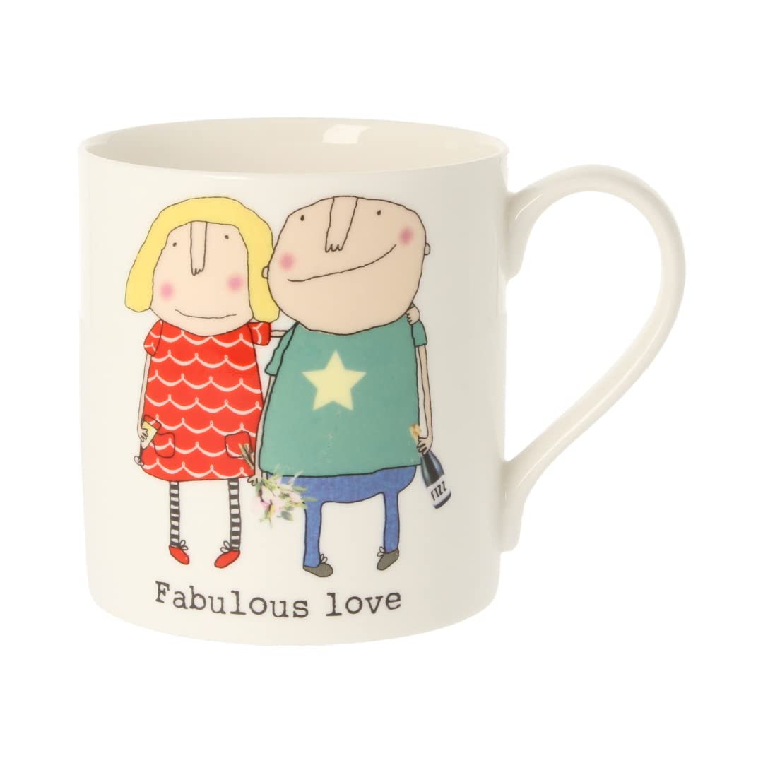Rosie Made A Thing Fabulous Love Couple Mug Bone China Mug Gift Idea Her QRH59