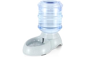 BBDDKEG Liry Products Pet Water Dispenser Station Automatic Gravity Waterer Replenish Self-Dispensing Drinking Fountain Dog Cat Animal Bowl Dish Stand