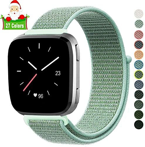 Lesampo Compatible with Apple Watch Band 38mm 40mm 42mm 44mm,Soft Nylon Sport Loop,with Hook and Loop Fastener,Replacement Band Compatible for iWatch Series 4/3/2/1