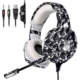 Xbox One Gaming Headset - ONIKUMA Xbox One Headphone with 7.1 Surround Sound,&nbsp;Noise Canceling Earpads & Mic, Soft Memory Earmuff for Xbox One PS4 Controller PS2 Nintendo Switch