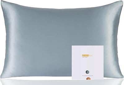ZIMASILK 100% Mulberry Silk Pillowcase 19 Momme 6A Dusty Blue 50x75 cm