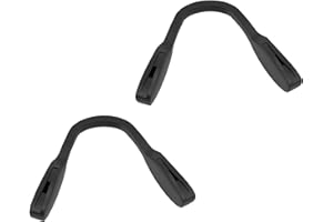 SAUCER Replacement Nose Pieces Pads for Oakley Split Shot OO9416 | Split Time OO4129 | Targetline OO4129 | Crossrange Patch R XL OO9361 Sunglasses - Standard Black + Asian Fit Black