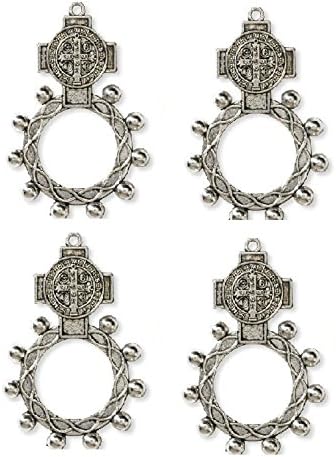 St. Benedict Rosary Rings Bundle of Four (4) Rings