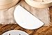 WRAPOK Air Fryer Liner 6 inch Round Perforated Parchment Bamboo Steamer Paper 100 Count Non-stick for Baking Steaming Basket Cooking Cake Pans Circle