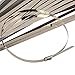 Quwei Stainless Steel Cable Ties-Locking Metal Zip-Exhaust Strap- Wrap Coated 100pcs 11.8 Inches Multi-Purpose Locking Cable Ties