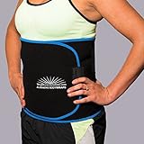 Deluxe Waist Trimmer - Sauna Belts for Belly Fat Loss and a Slimmer Waistline – Slimming Body Wrap, Waist Trainer and Body Shaper for men and Women
