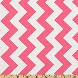 Riley Blake Chevron Medium Hot Pink Fabric By The Yard