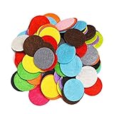 eBoot 120 Pieces Mixed Color Assortment Round Felt Circles, 1 Inch
