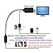 Chemduomi Mobile to Tv Cable Micro USB to HDMI Cable MHL to HDMI 1080P HDTV Adapter 6 Feet Cable Cord for Samsung Galaxy S3/S4/S5/Note 2/Note 3 11 pin Devices(red)