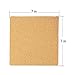 Juvale Cork Trivets for Hot Pots and Pans - Square Cork Hot Pads for Kitchen Counter, Dining Table (7x7x0.5 Inch) - 6 Pack - Square Placemats