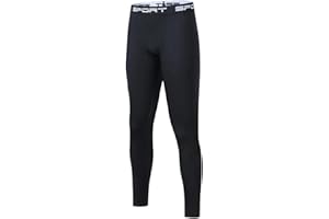 Mens Thermal Compression Pants Winter Workout Gym Fleece Leggings Warm Lined Sports Tights Cold Weather Baselayer