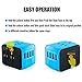 International Travel Adapter Universal Power Adapters Plug Converter Worldwide All in One with 4 USB Ports and AC Socket Perfect European Adaptor for US EU UK AUS Asia Europe Italy American (Blue)