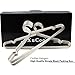 XuCoo 30 Pack Clothes Hangers Stainless Steel Strong Metal Wire Hangers Diameter 16.5 Inch