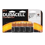 Procter & Gamble MN16B4DW Duracell 9V Battery, 4 Count (Pack of 1)