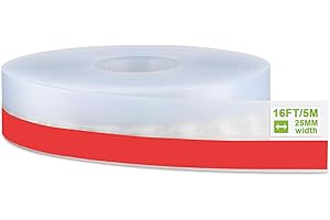 DINGLIAN 2026 Updated Shower Glass Door Silicone Seal Strip, Door Draft Stopper, Weather Stripping Window Seal for Doors Wind