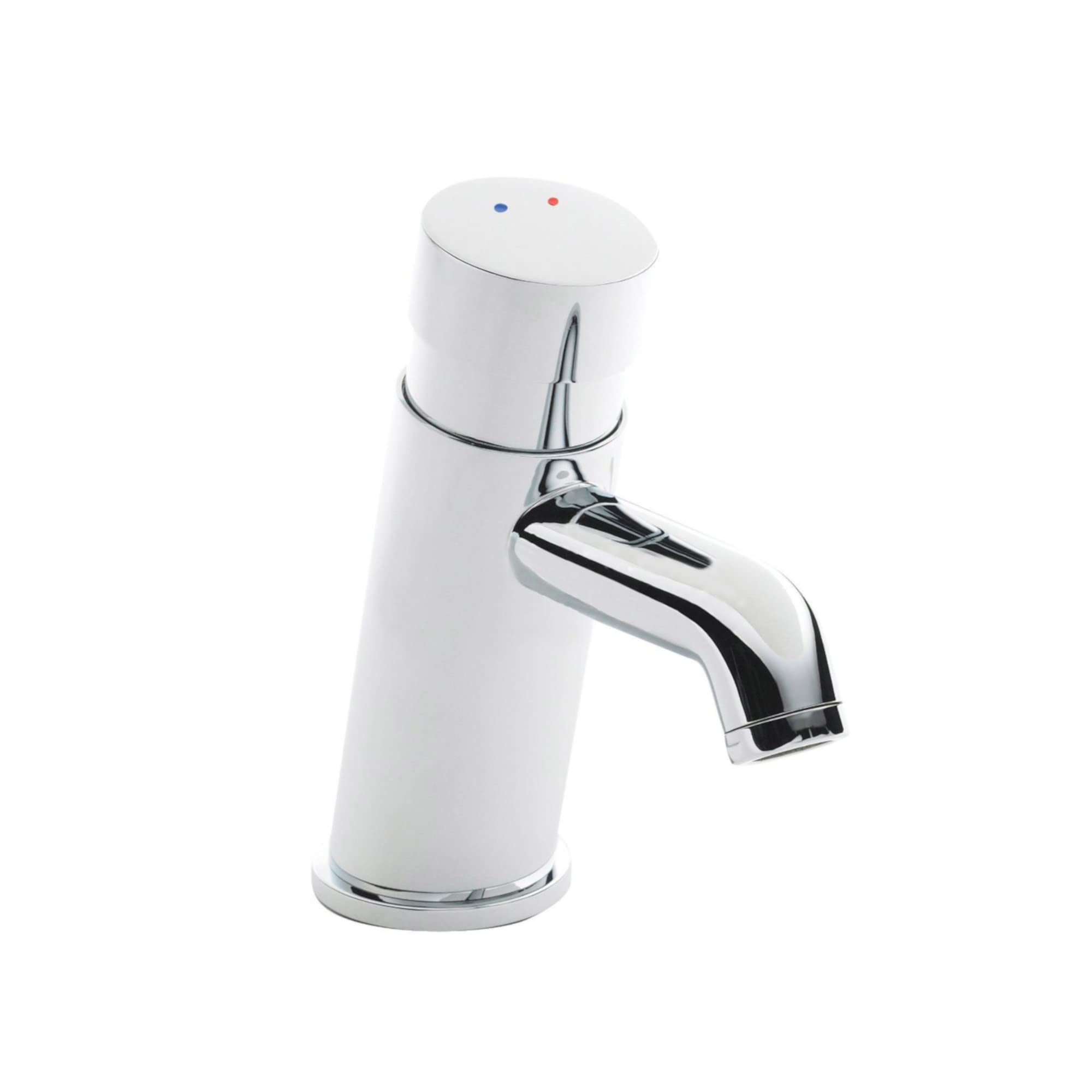 ENKI, Vision, BT4303 Mono Non Concussive Basin Mixer Tap Modern, Commercial Use, Adjustable Shut Off Time, Chrome