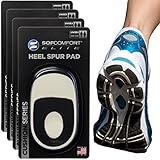 Sofcomfort 4 Pairs Heel Spur Pad Shoe Insert Orthopedic Cushion Foot Pain Relief