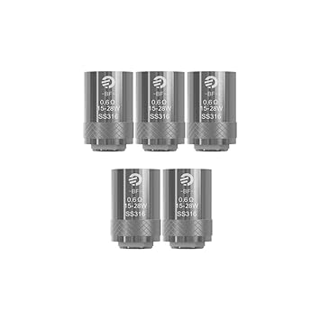 Joyetech Verdampferköpfe eGo AIO BF NI/TI/SS316/Clapton Cubis Coil Verdampfer Zubehör 5 Stück (0,6 OHM)
