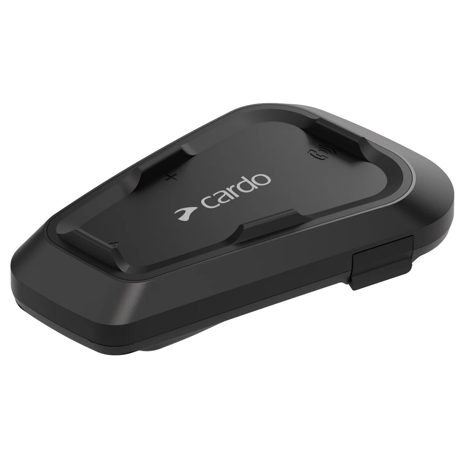 Cardo Systems Spirit Motorcycle Bluetooth Communication Headset, 2-Way Bluetooth, Thin 32mm Speakers, Waterproof, Universal Connectivity - Single Pack