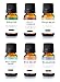 Aromatherapy Essential Oil Blend (Set of 6) by Kate Blanc. Pure Therapeutic Grade Oils 10 ml Blends Include Breathe, Health Guardian, Stress Relief, Deep Tissue, Head Relief, Relaxation