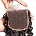 Perstar Deep Wave Bundles with Closure Brazilian Virgin Hair Bundles and Closure Wet and Wavy Human Hair Weave Bundles for Black Women 100% Remy Human Hair Bundles with Closure 16 18 20+16 free part