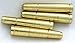 FOUR BULLET SHAPED SHAPE GOLD COLOR BOLO BOLA TIPS CF316